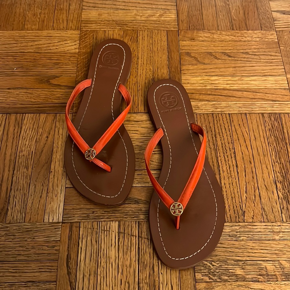 Tory Burch Terra Thong Leather Flip Flop